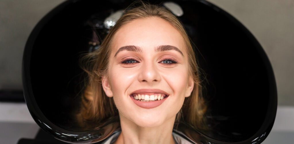 : Dramatic smile transformation using porcelain veneers on six upper teeth